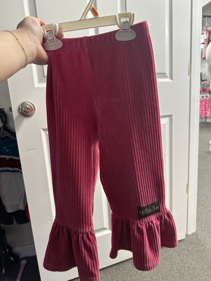 MatildaJane Pink Bell Bottom Pants      4T      (013)