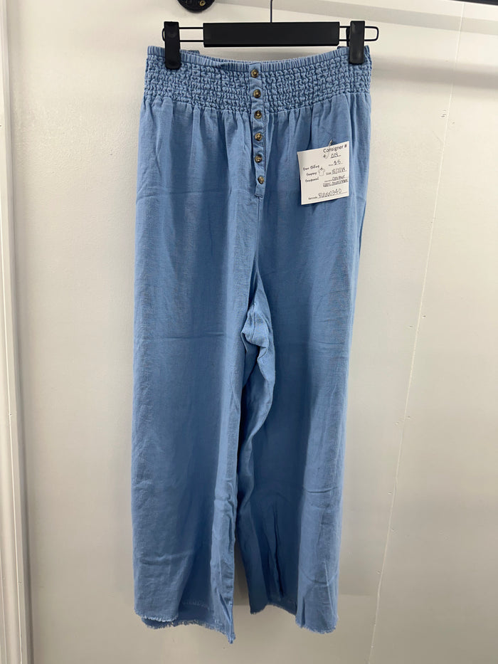 Cato Blue Elastic Scrunch Pants      18/20W       (014)