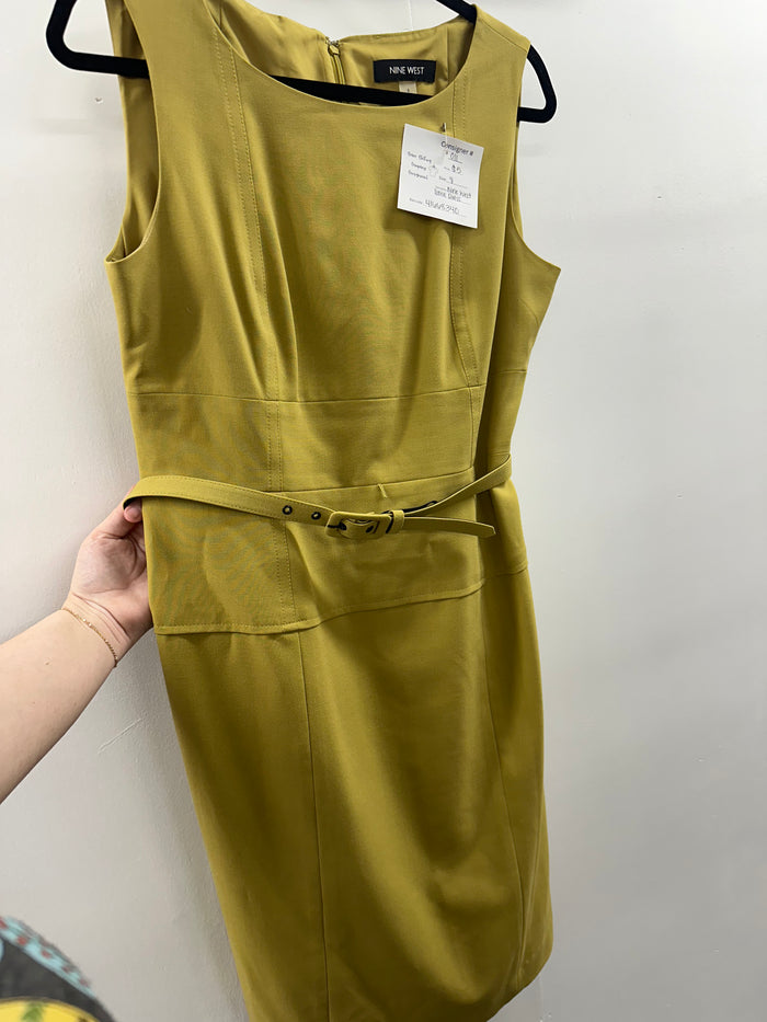 Nine West Lime Dress          Size:8            (011)