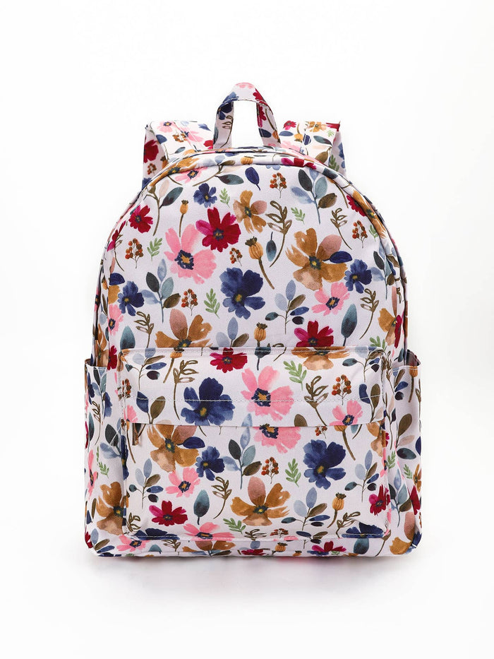 Navy Flower Girls Backpacks