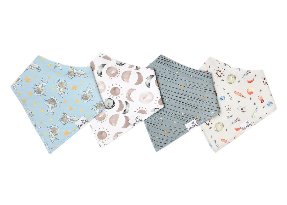 Copper Pearl Neil Bandana Bib Set (4-Pack)