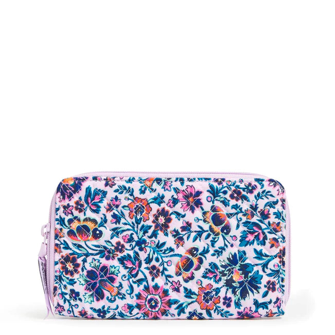 Vera Bradley RFID Deluxe Travel Wallet - Cloud Vine