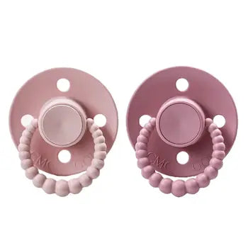 Blush & Dusty Rose 2 Pack Pacifiers