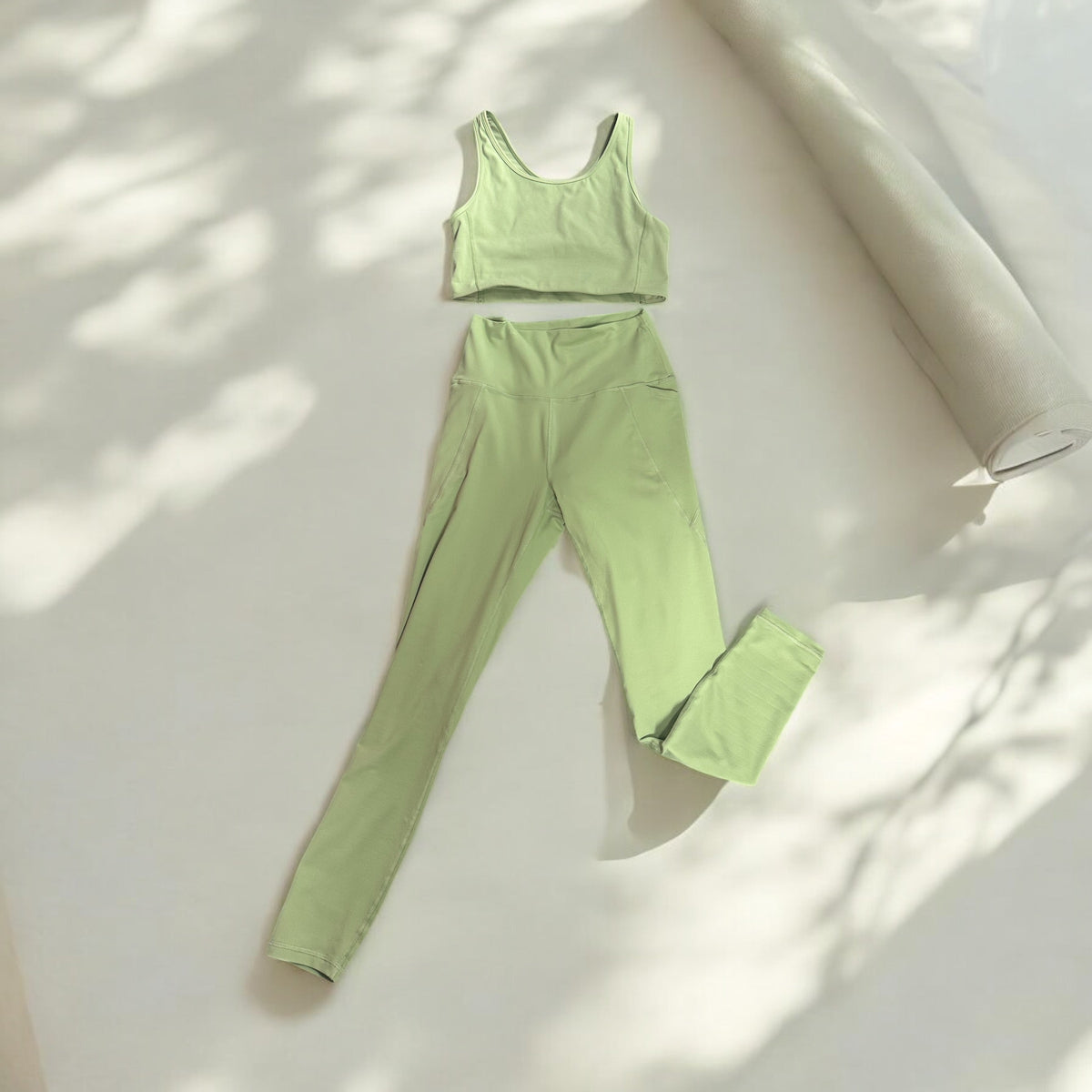 NWT Mono B. Lime Green Athletic Set  - Medium.  (009)