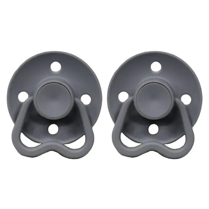 Hold Me Slate 2 Pack Pacifiers