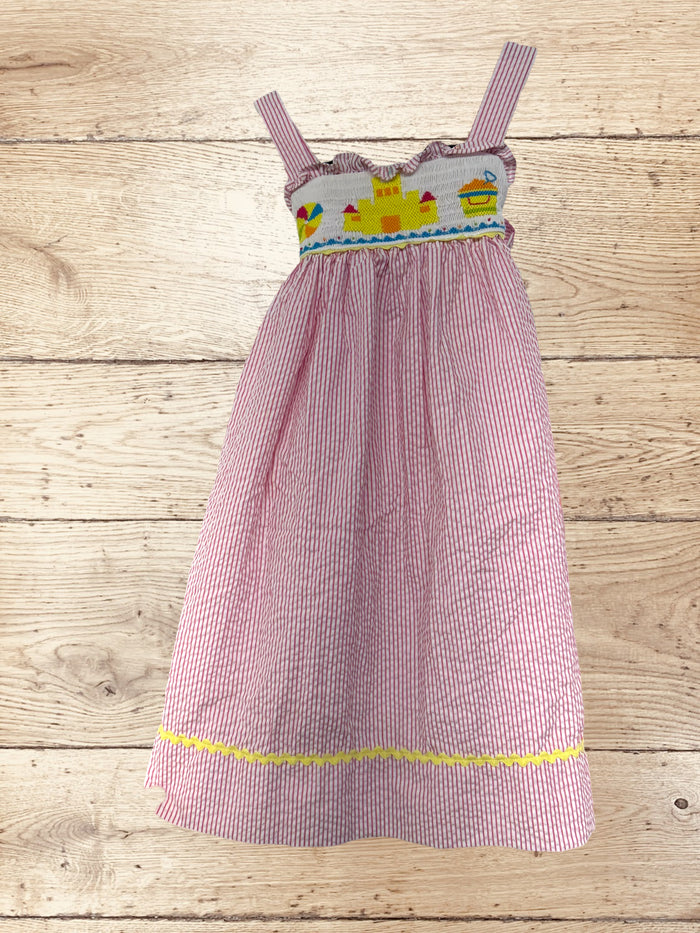 Size 6 Smocked Castle Dress