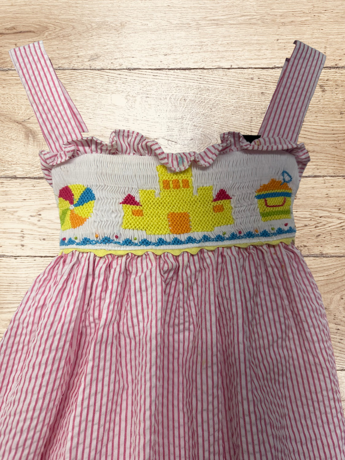 Size 6 Smocked Castle Dress