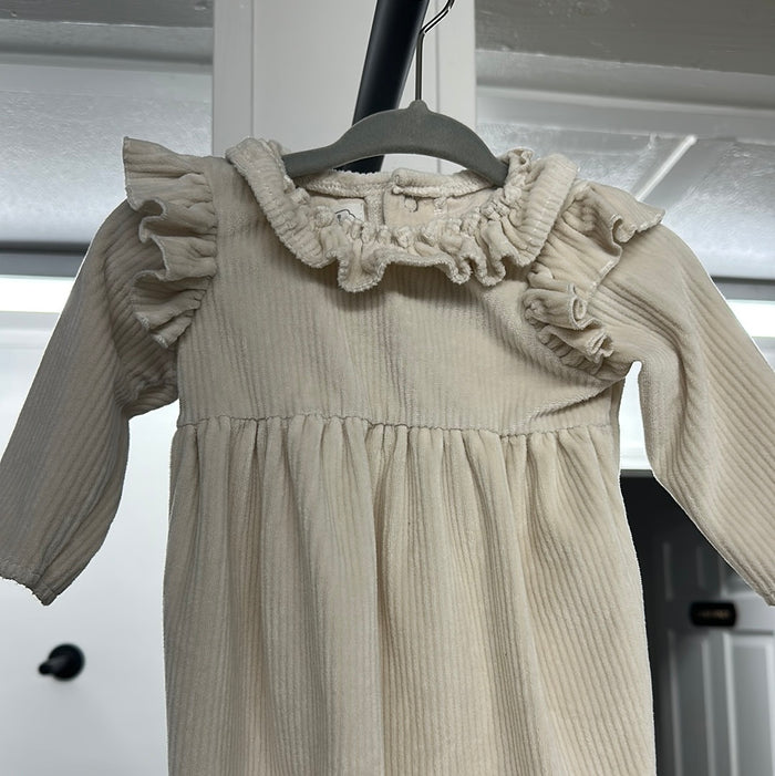 0-3 Months Mudpie Cream Gown