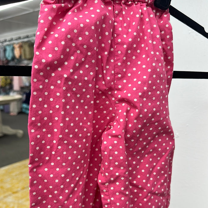 12 Month Girly Girl Pink Polka Dot Pants