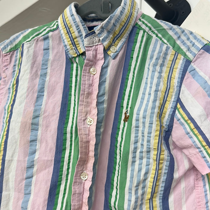 Ralph Lauren Size 5 Stripe SS Button Down