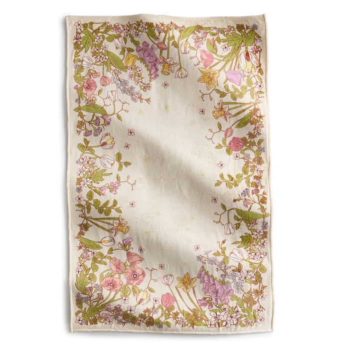 Vera Bradley Throw Blanket Meadow Bouquet Subtle SeedPearl