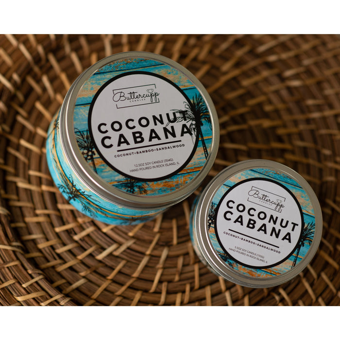 Coconut Cabana Soy Candle and Wax Melts