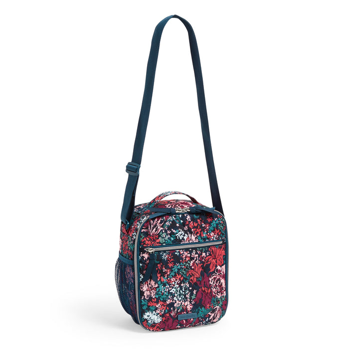 Vera Bradley Deluxe Lunch Bunch Bag "Cabbage Rose Cabernet"