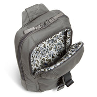 Vera Bradley Utility Sling Backpack “Galaxy Gray”