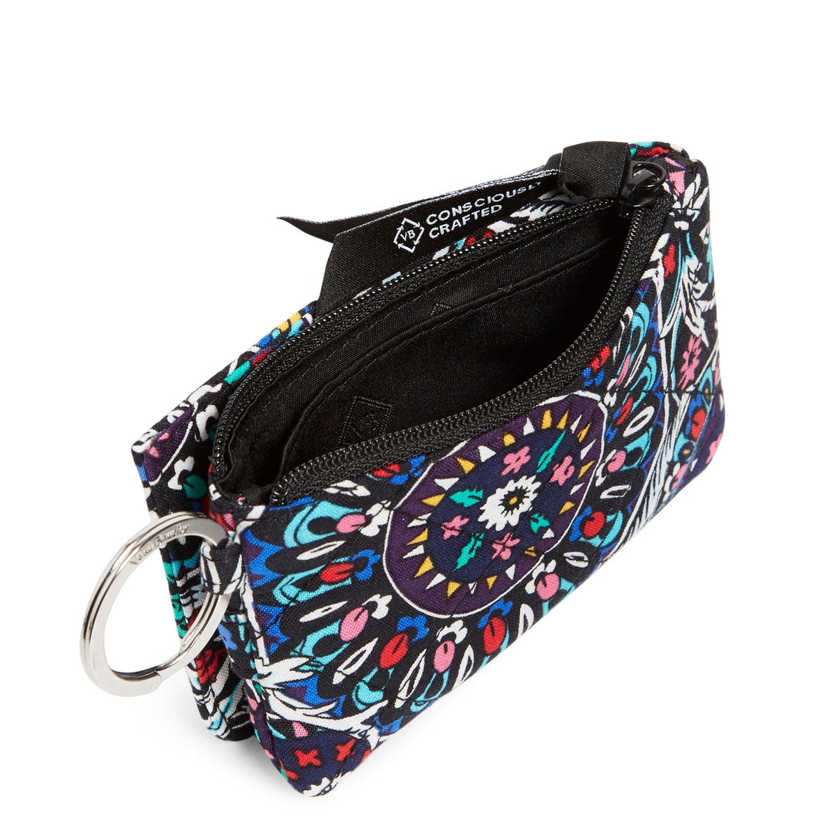 Vera Bradley RFID Deluxe Zip ID "Stained Glass Medallion"