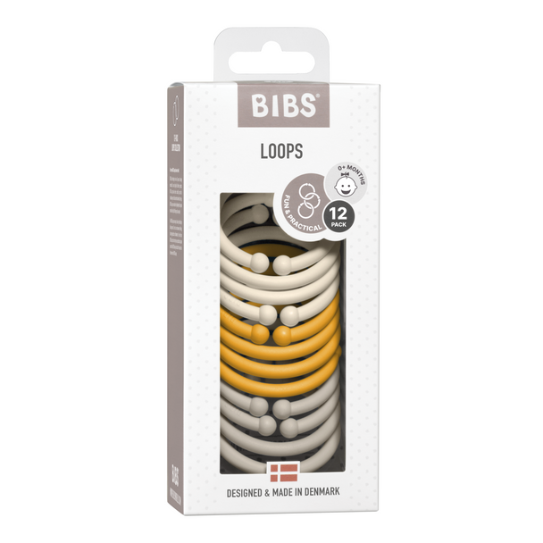 BIBS Loops 12 PK Ivory / Honey Bee / Sand