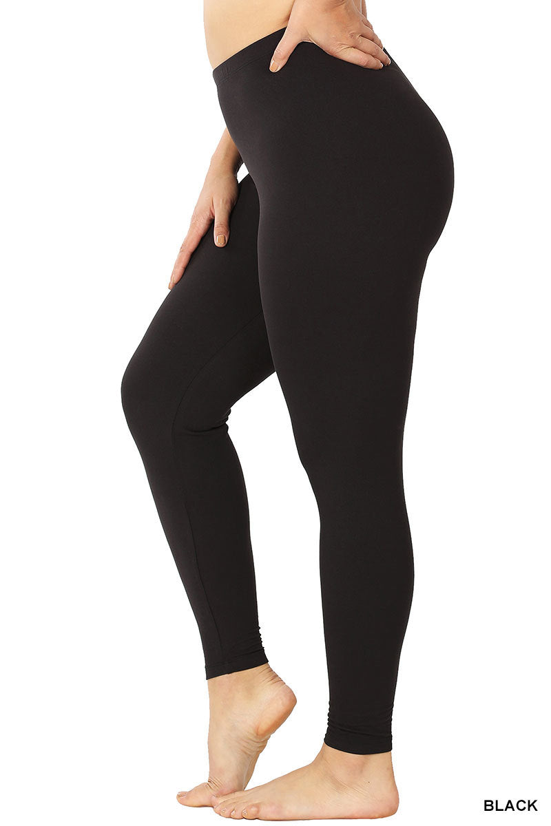 Caronline Full Length Leggings - Black