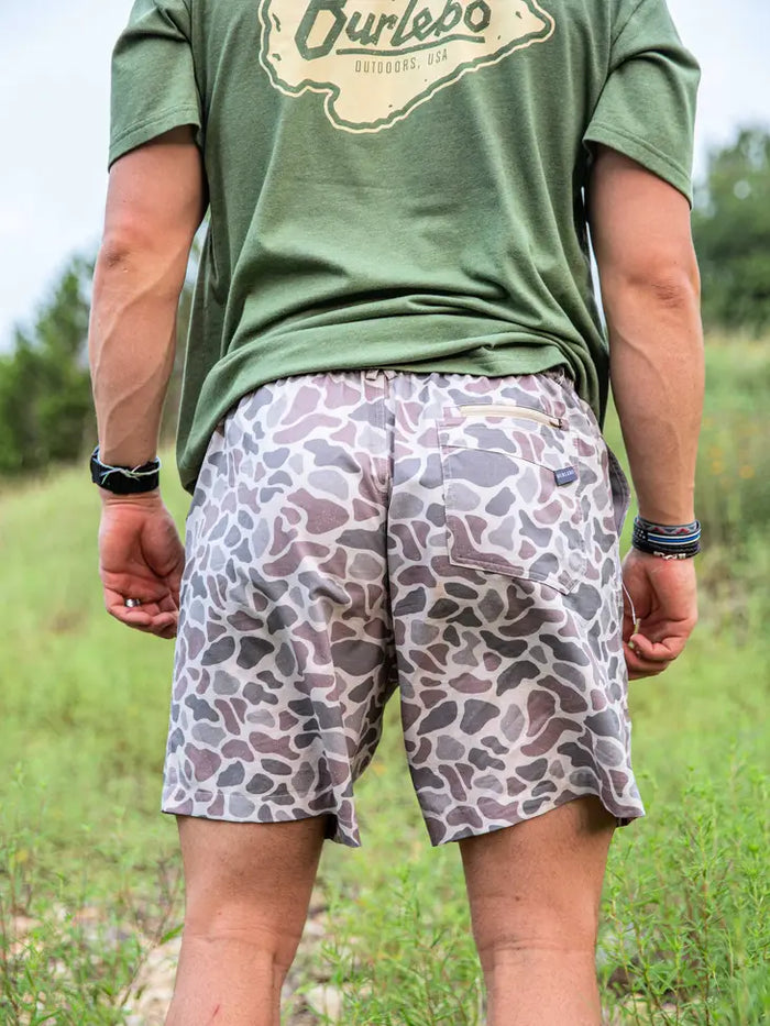 Burlebo Everyday Shorts - Classic Deer Camo
