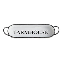 Farmhouse Oval Tray