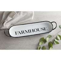 Farmhouse Oval Tray