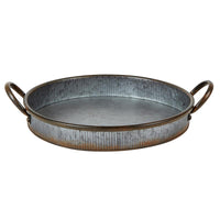 Galvanized Round Tray