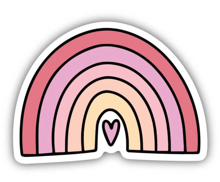 Pink Rainbow Sticker