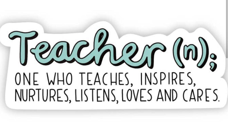 Teacher Definition Sticker