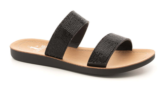 Corkys Black Jubliee Sandals