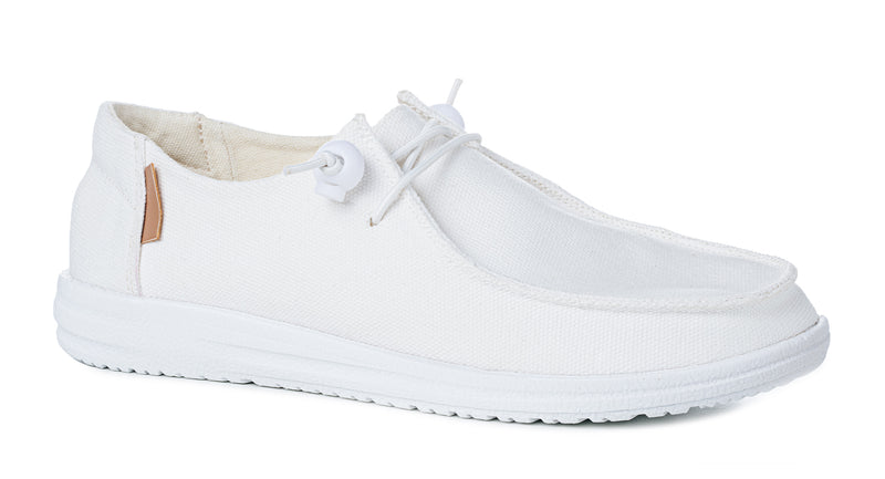 Corkys Womens Kayak Casual Slip On Sneakers "White"