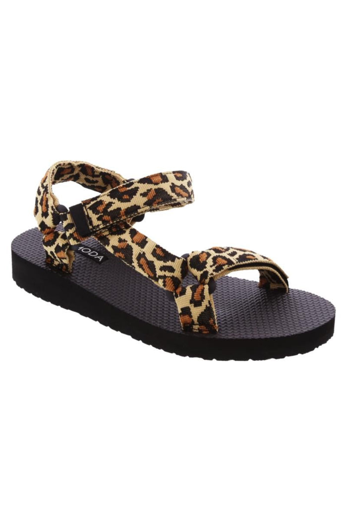 Leopard Print Summer Sandals