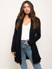 Navy Long Sleeve Pocket Cardigan