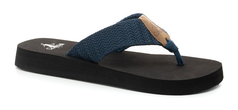 Corkys Lakeside Flip Flop "Navy"