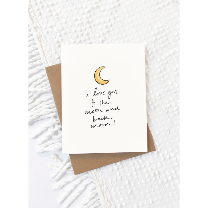 Love You to the Moon Mother's Day Card