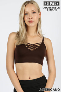 FRONT V-LATTICE, ADJUSTABLE STRAPS