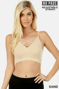 FRONT V-LATTICE, ADJUSTABLE STRAPS