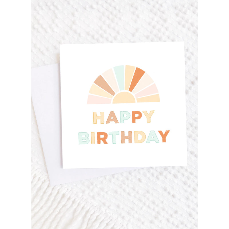 Sunshine Happy Birthday Card