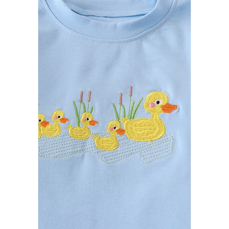 Duck Embroidery Boy Set