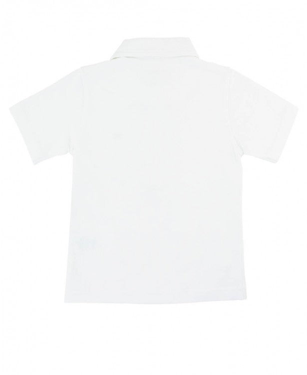 Rugged Butts White Polo Shirt