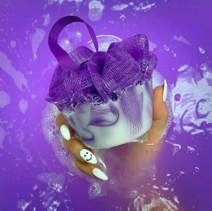 Cotton Candy Soap N Puff