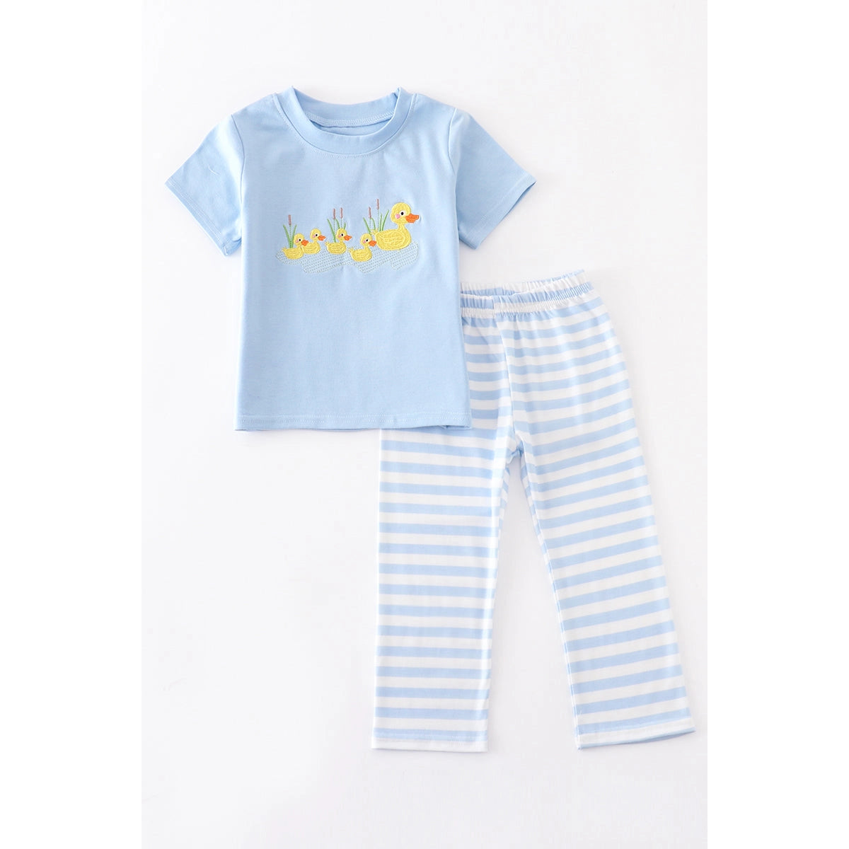 Duck Embroidery Boy Set