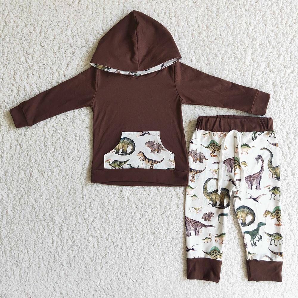 Dino Hoodie Set