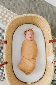Dune Copper Pearl Swaddle Blanket