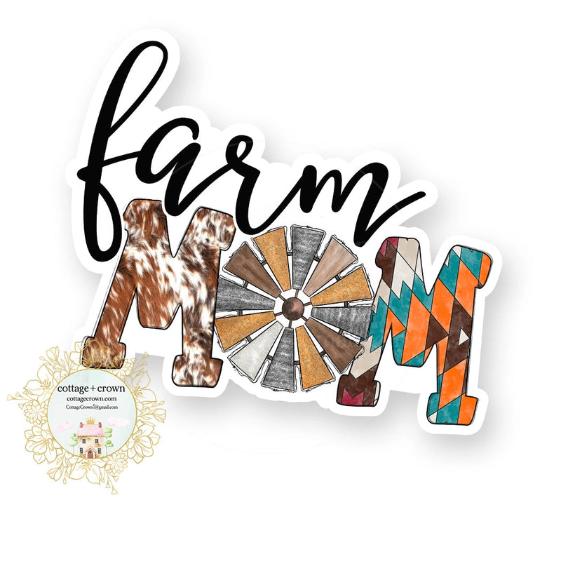 Farm Mom Sticker
