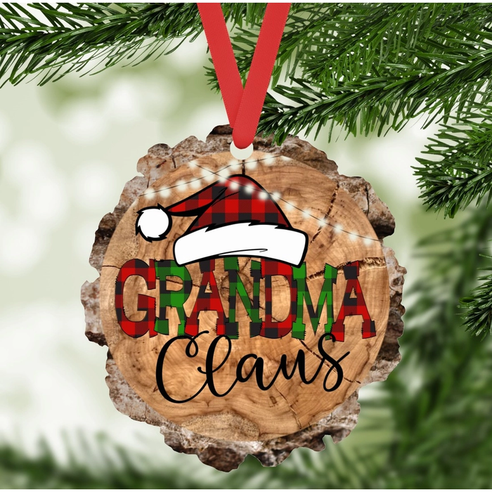Grandma Claus Christmas Ornament