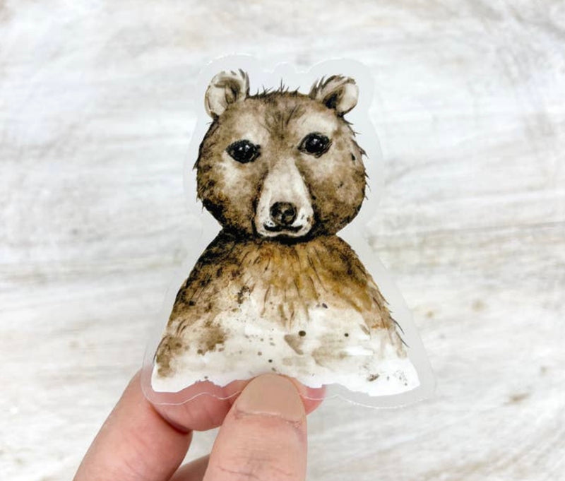 Brown Bear Animal Sticker