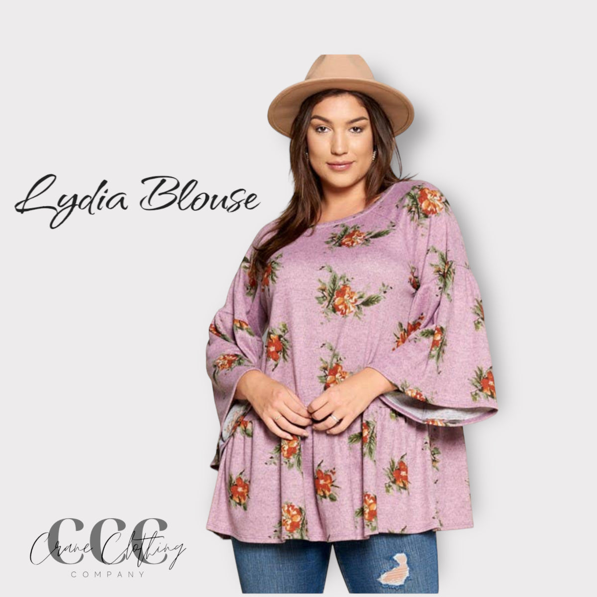 Lydia Blouse - Mauve