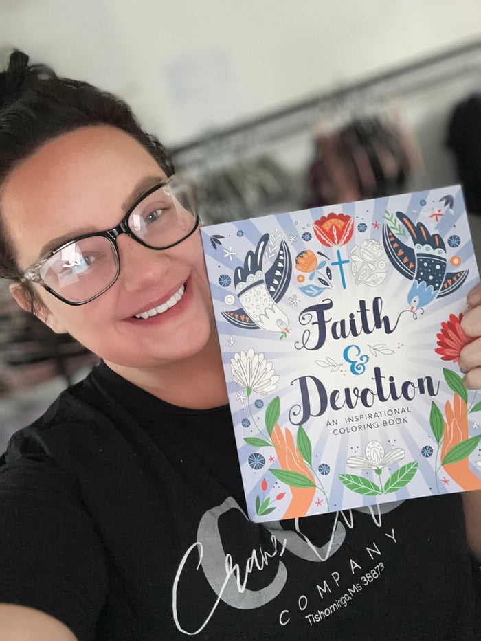 Faith & Devotion Adult Coloring Book