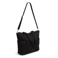 Vera Bradley Large Multi - Strap Tote Bag - Black