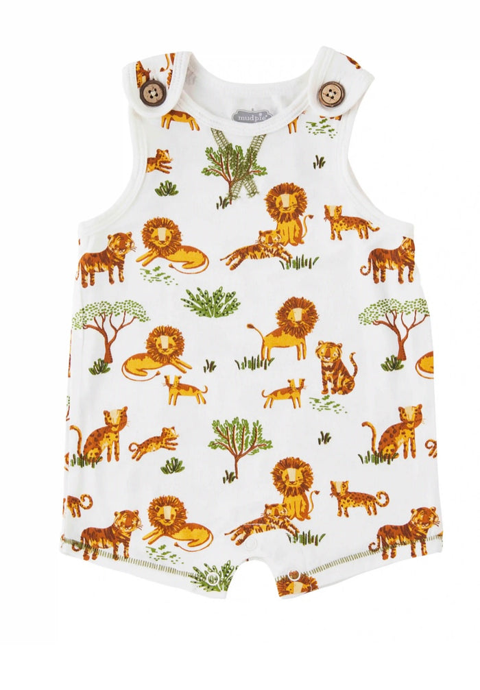 Mud Pie Bamboo Tigers and Lions Romper