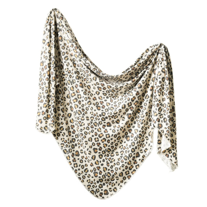 Copper Pearl Knit Swaddle Blanket “Zara”